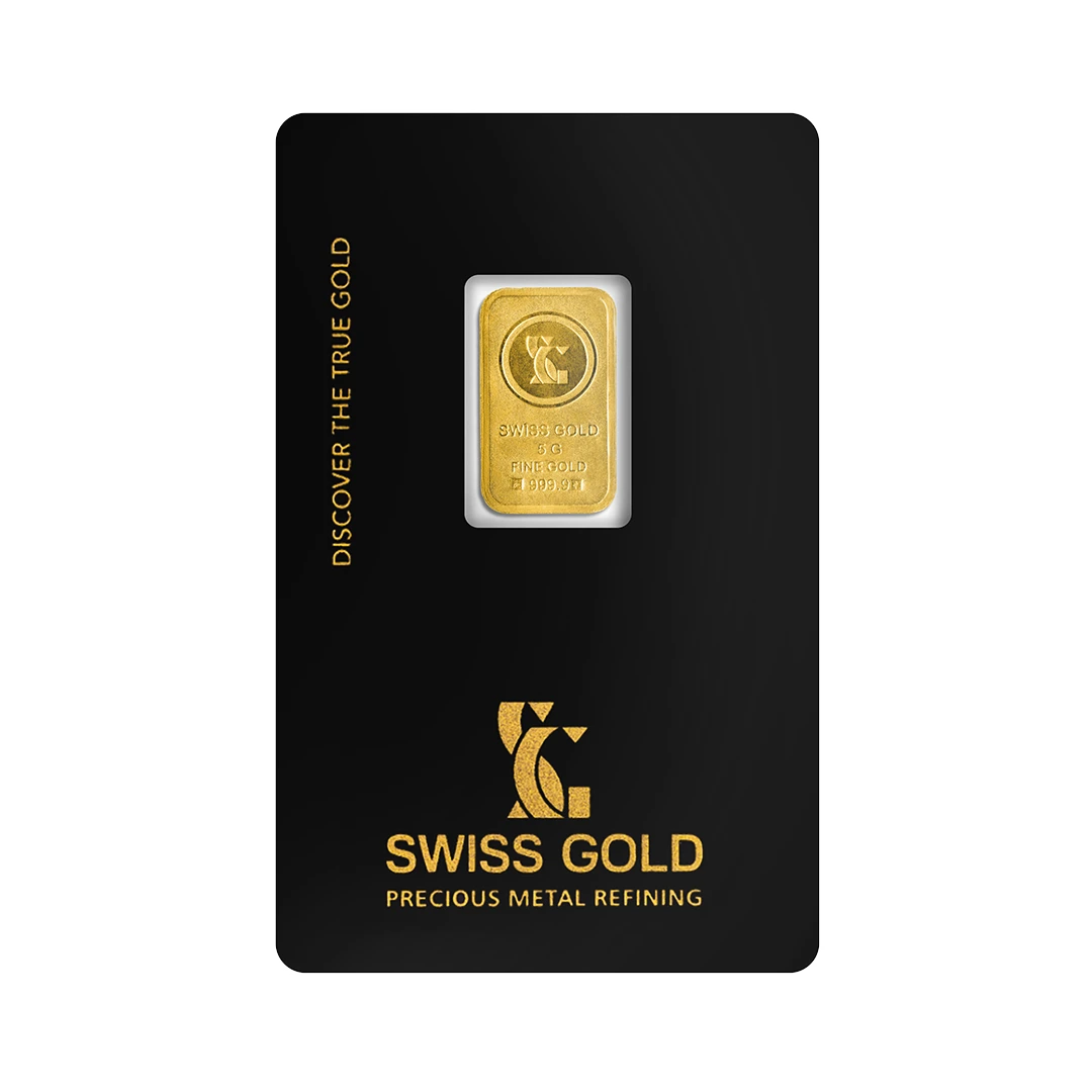 5 Grams Gold Bar