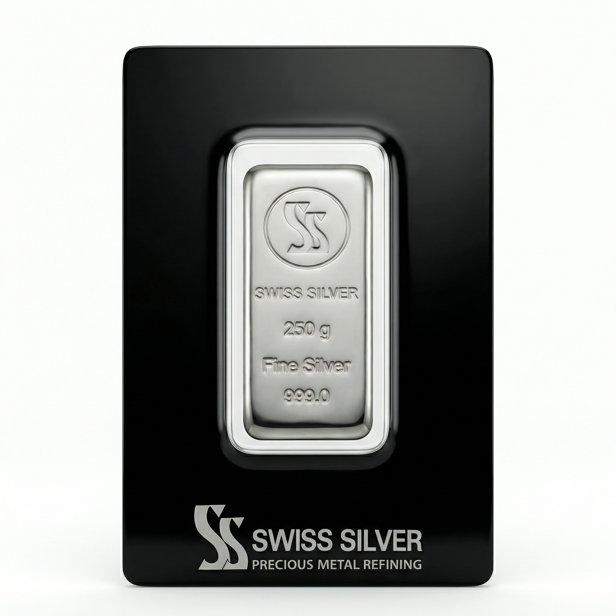 250g Swissgold Fine Silver Ingot 999